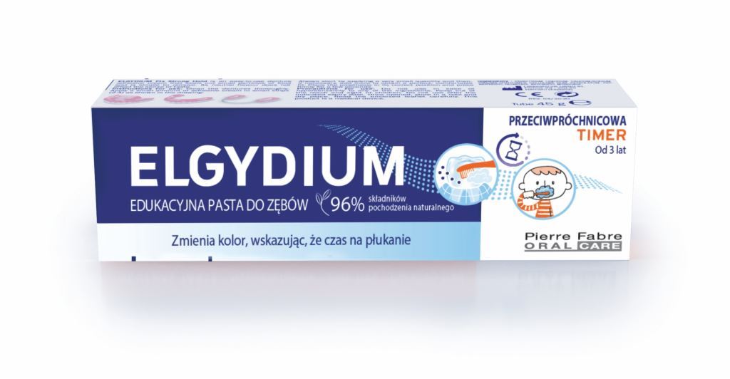 Elgydium TIMER pasta edukacyjna zmieniająca kolor